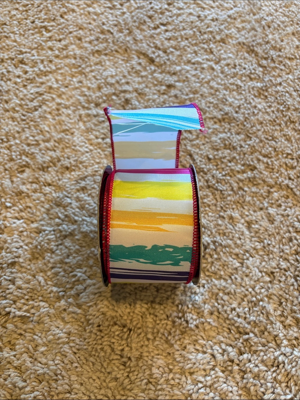 Multicolor Wired Ribbon
